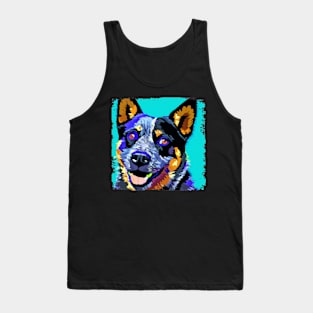 Australian Cattle Dog Pop Art - Dog Lover Gifts Tank Top